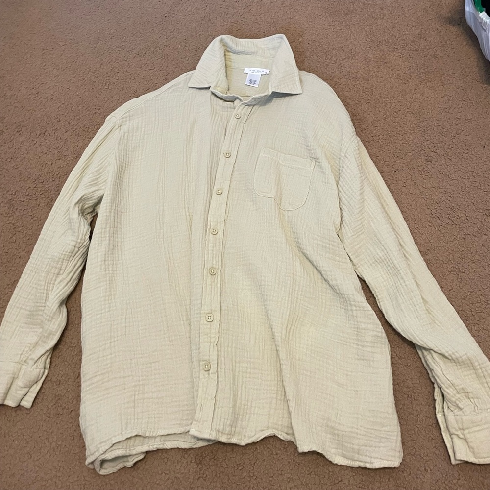 Oversized button-up